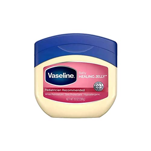 Vaseline 100% Pure Petroleum Jelly, Baby Skin Protectant, 13 Oz,Pack of 4 - Image 1