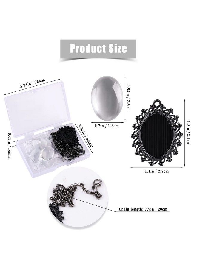 KINBOM 5Pcs Graduation Cap Tassel Memorial Photo Charms For Wedding Bouquet Diy Memorial Photo Chain Pendant For Cap And Gown Ceremony (Black) - Image 3
