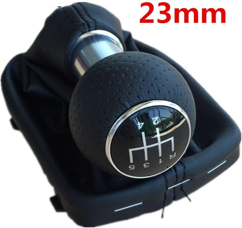 Wivplex 5-Speed Gear Shift Knob with Leather Boot - Image 2