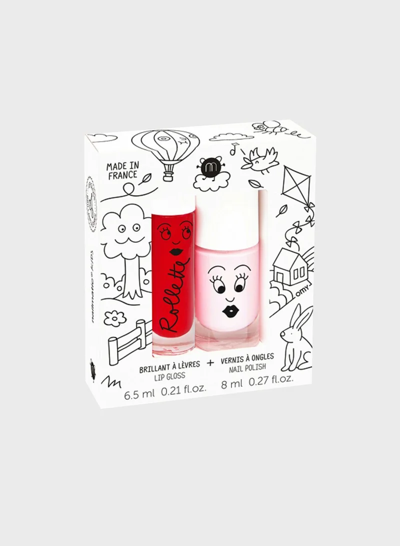 Nailmatic Kids Set Of Lip Gloss/ Nail Polish