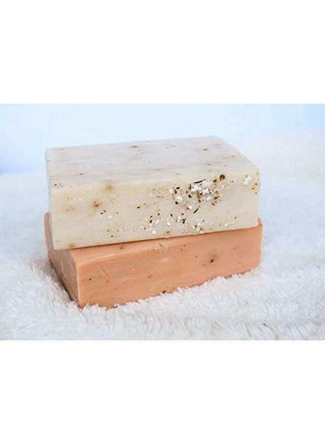 Olivia Care صابون بار مقشر من ملح الورد الهيمالي النقي | مصنوع من مكونات عضوية 100% | مشبع بشوفان وزيت الورد الأساسي من الجيرانيوم | مناسب لجميع أنواع البشرة 8 أوقية - Image 5
