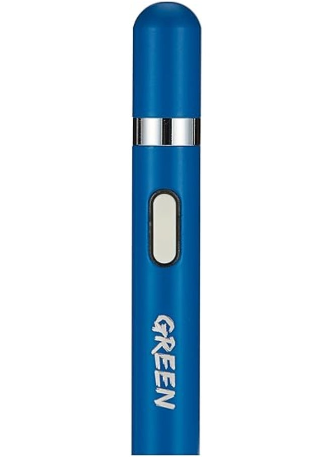 GREEN LION - Touch Pen 100mAh, 1.45mm Soft Fine Tip, Built in Micro USB Charging, Easy to Use Touch Stylus Pen For iOS/Andriod Phones, iPad, Tablets - Blue - Image 1
