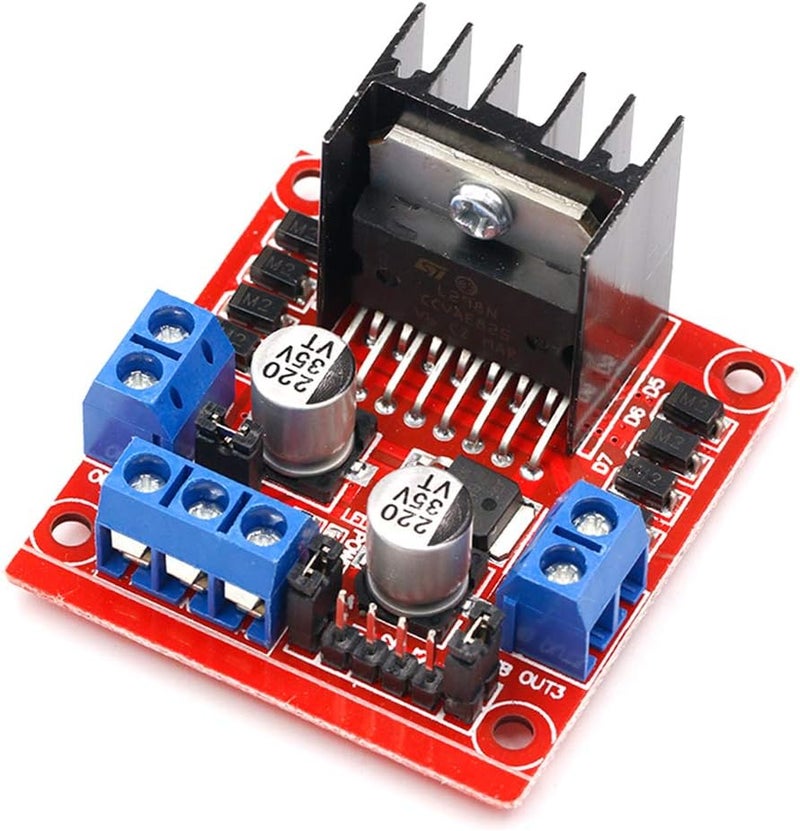 AiTrip 4 PACK L298N Motor Drive Controller Board DC Dual H-Bridge Robot Stepper Motor Control and Drives Module for Arduino Smart Car Power Compatible with Arduino UNO MEGA R3 Mega2560 - Image 3