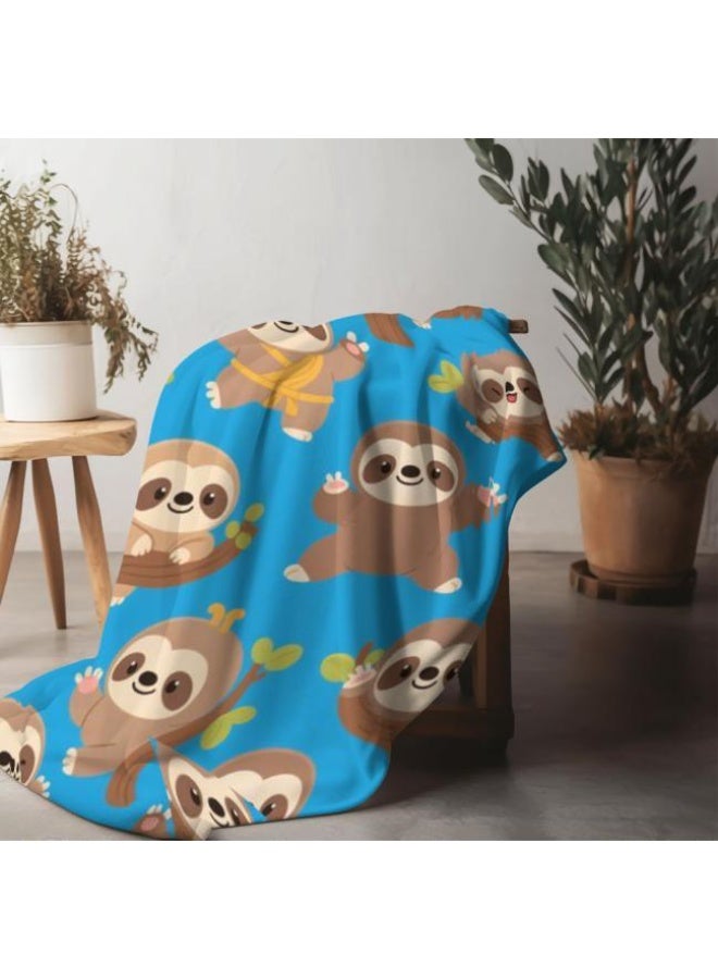 عام بطانية رقيقة من الفانيلا الكرتونية للأطفال والرضع (دافئة ومريحة، ومناسبة للنوم والألعاب) 70 سم * 100 سم - Image 3