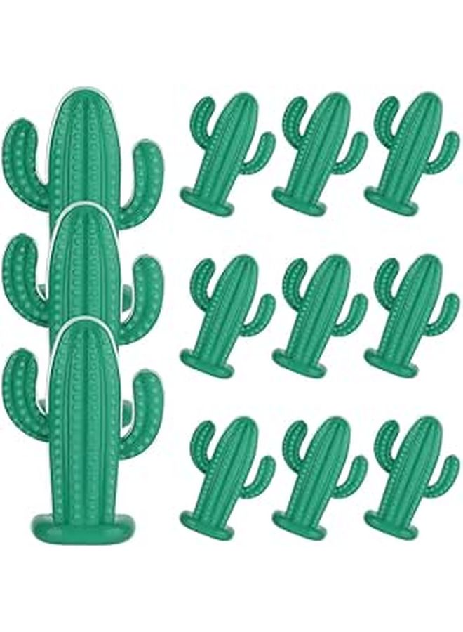 Green Cactus Reusable Plastic Candy Containers 12 Pack Party Favor Boxes For Festival Decoration - Image 1