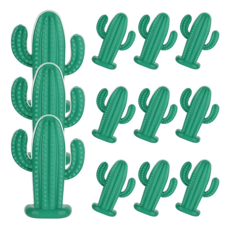Green Cactus Reusable Plastic Candy Containers 12 Pack Party Favor Boxes For Festival Decoration - Image 2