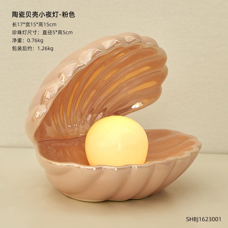 Hallway Display Table Dressing Table Decoration Tray Key Shell Jewelry Box Storage Home Accessories - Image 1