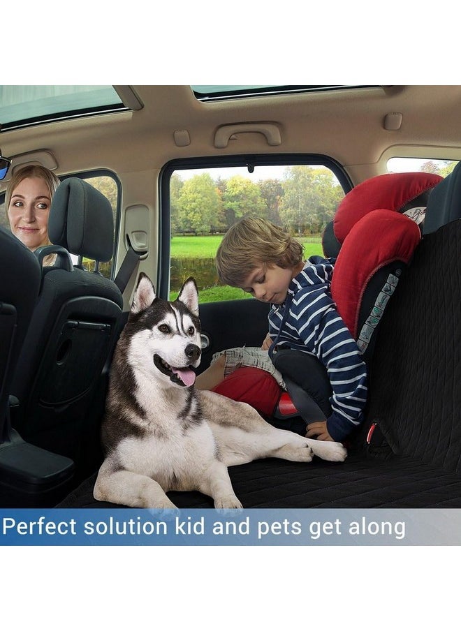 Lukzer - Car Pet Blanket Waterproof Seat Cover Travel Hammock Dog Back Seat Protection Seat Cover With Seat Anchors For Pet Hairs & Scratches (Black) - Image 1