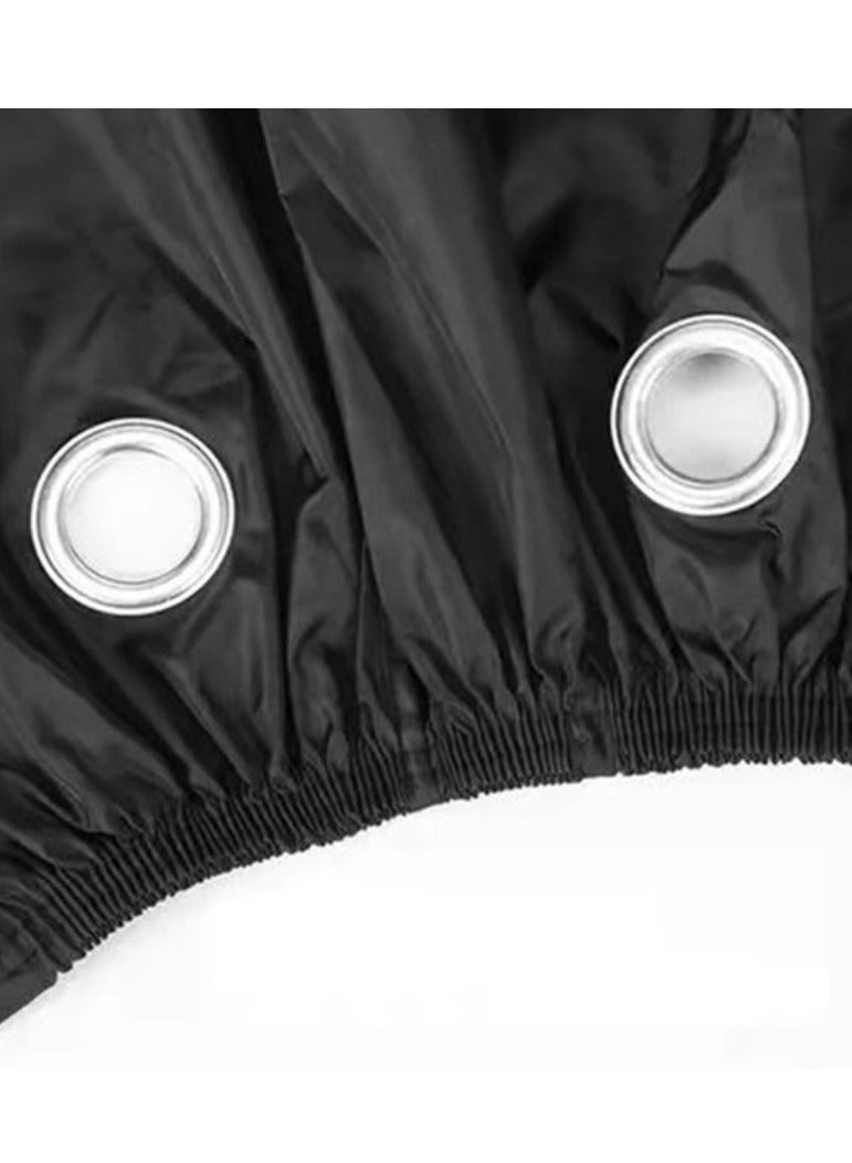 Generic 210D Bike Cover Oxford Fabric Waterproof Bicycle Cover with Lock Holes, Outdoor Bicycle Rain Cover UV Protection for All Weather Conditions  - Image 3
