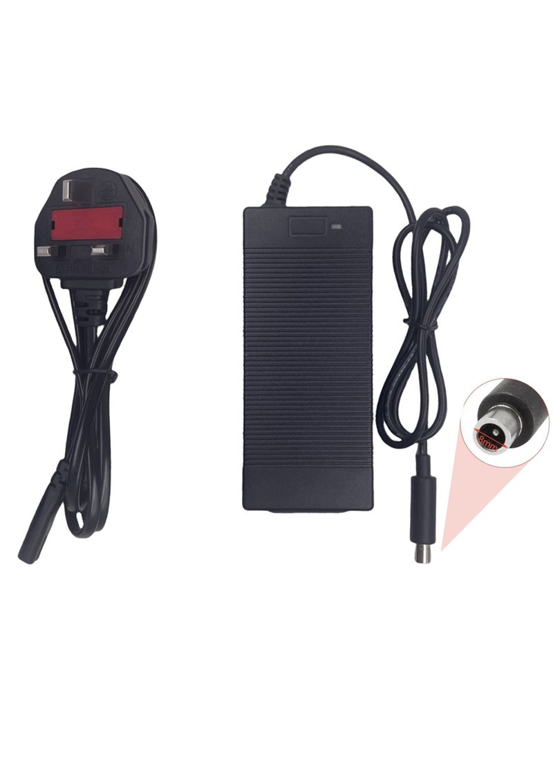 Electric Scooter Charger, 42V 2A AC Scooter ChargersUniversal Electric Scooter Charger, Battery Charger for Electric Scooter Battery Black  - Image 2
