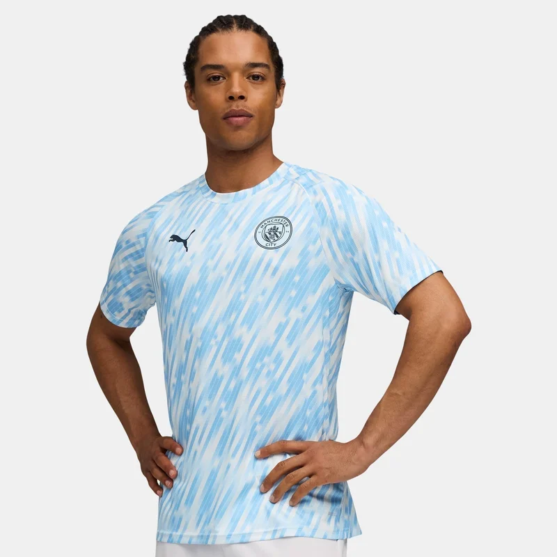 بوما تي شيرت كرة القدم مانشستر سيتي بري-ماتش للرجال