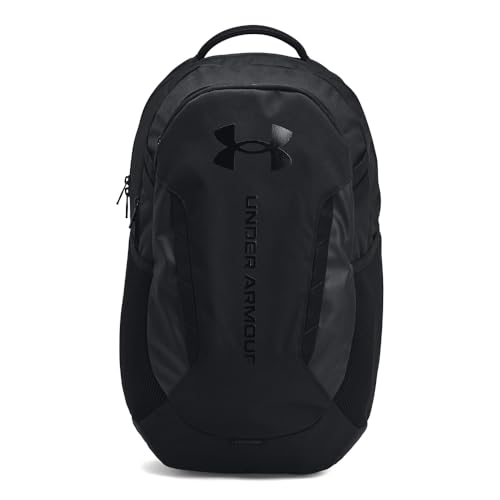 UNDER ARMOUR حقيبة ظهر هاسل 6.0 للبالغين من أندر أرمور، (003) أسود/أسود/أسود، مقاس واحد يناسب معظم الأحجام - Image 3