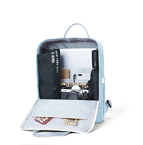 KALIDI Casual Laptop Backpack 15 Inches Classic Camping Rucksack Travel Outdoor Square Daypack College Hiking Gym Bag, Sky Blue - Image 5