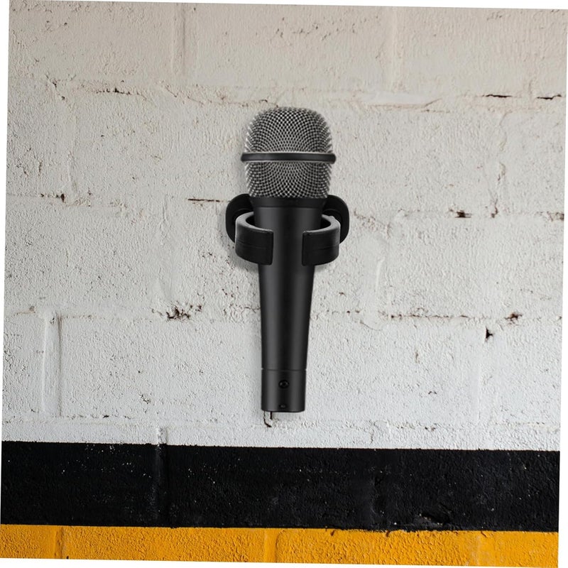6Pcs Small Microphone Stand Holders Multi Function Table Mount Clamps Durable Plastic Desk Clamps Non Slip Design for Firm Microphone Installation Flat Surfaces - Image 5