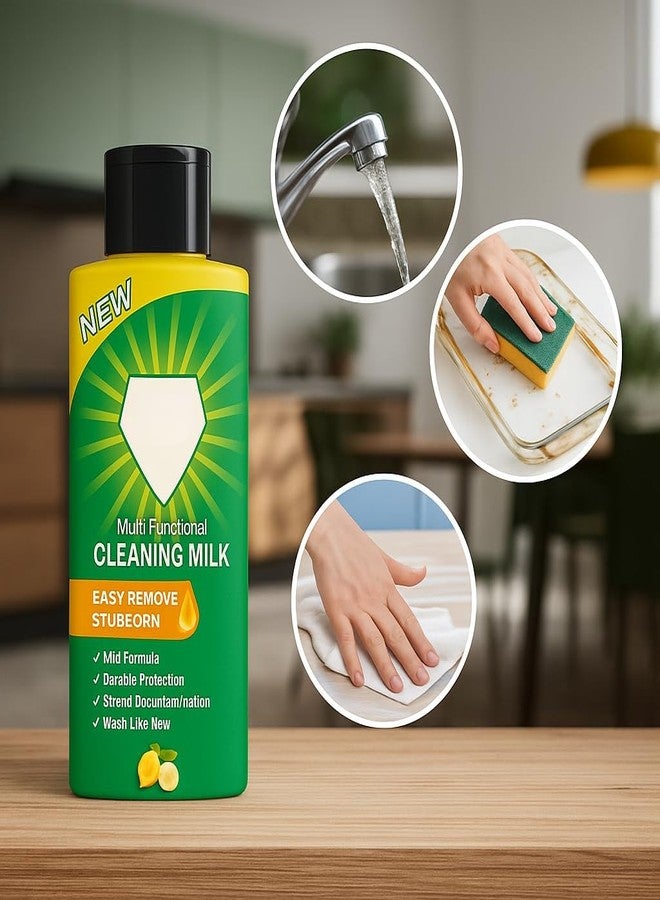 CARADIN multifunctional cleaner, Powerful Multifunctional Cleaner, Multifunctional Concentrated Cleansing Lotion, Multifunctional Cleaner Liquid, High-Performance Cleaning Agent for Kitchen & Bathroom (3 pc) - Image 3