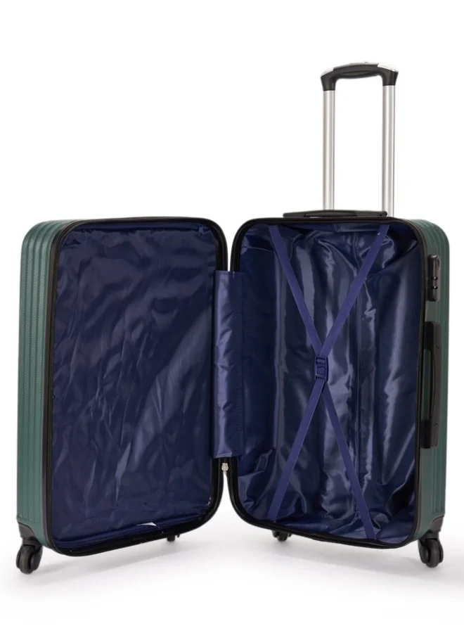 LIMRA Travel Bags it consists of 3 luggage bags with a modern design and a solid green color