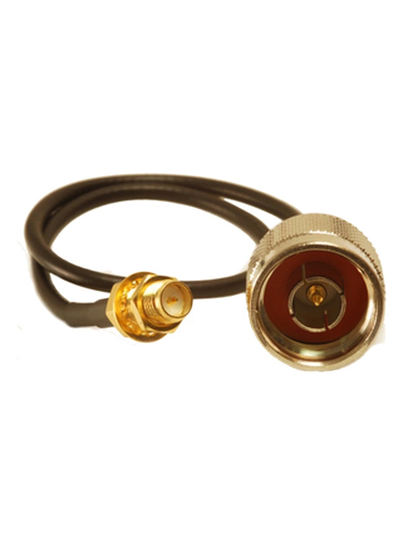 Ohm OHM N-Type Male to RP-SMA Female Antenna Cable RG58 (50Ohm)  - Image 2