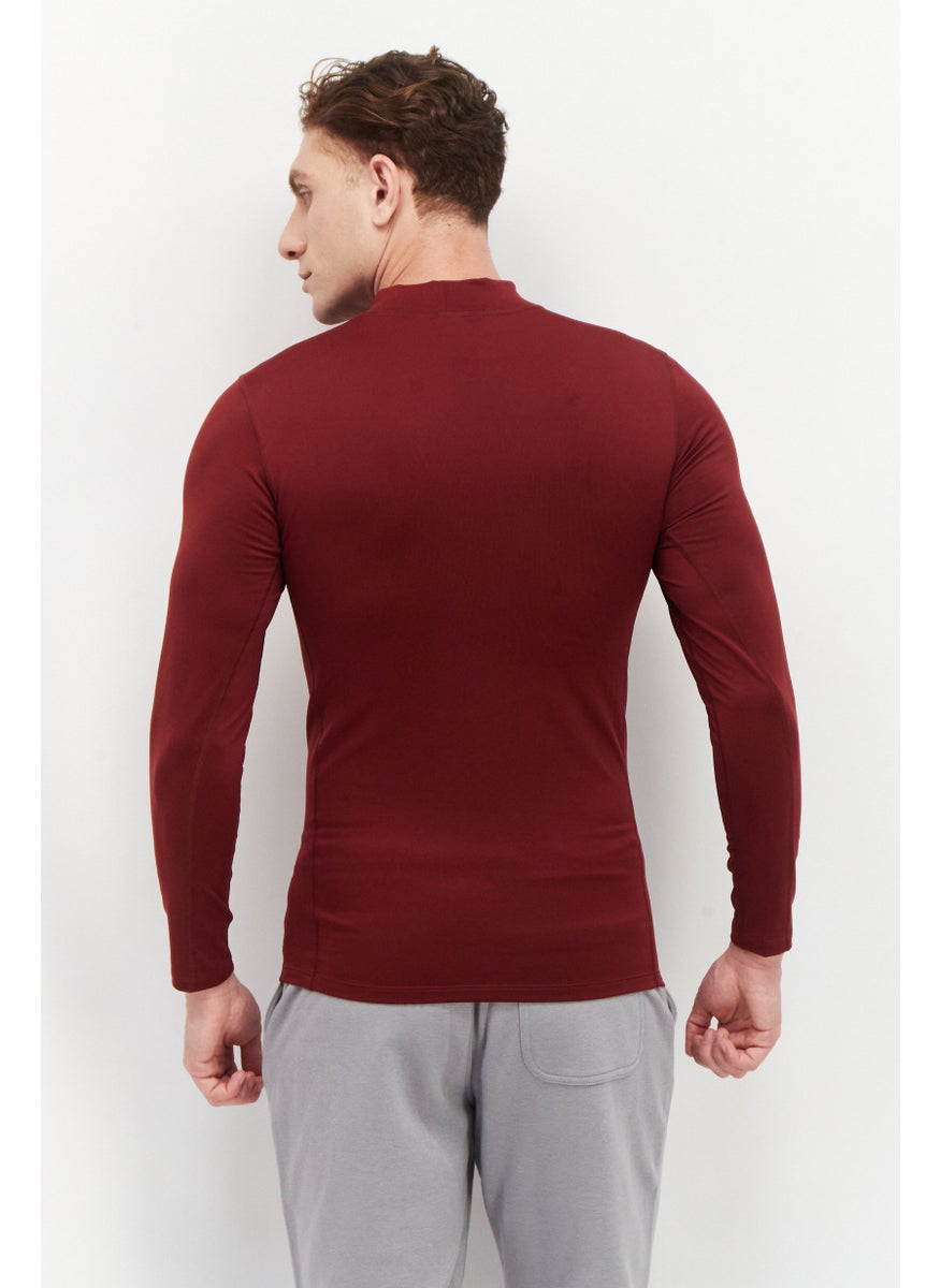 Men Sportswear Fit Long Sleeves Training Sweatshirt, Maroon - pzsku/Z1ED7A542E42D8C96D477Z/45/_/1739715326/852517a6-a66b-471d-9e2c-937d31f2101a