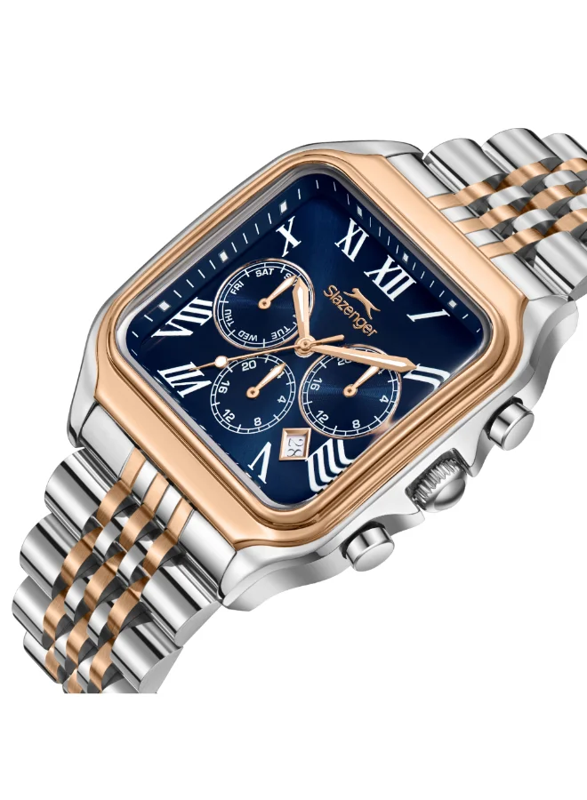 Slazenger Men's Metal Multifunction Watch SL.9.2547.2.03 - 40x50 mm