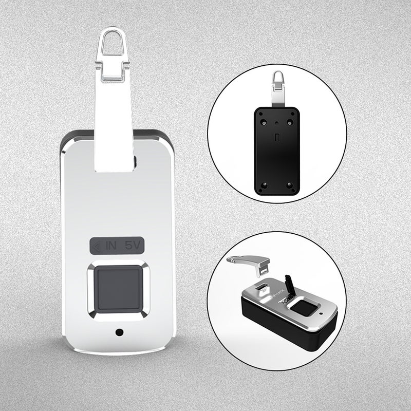 Portable Mini Smart Fingerprint Lock Smart Padlock for Suitcase Backpack Handbags - Image 4