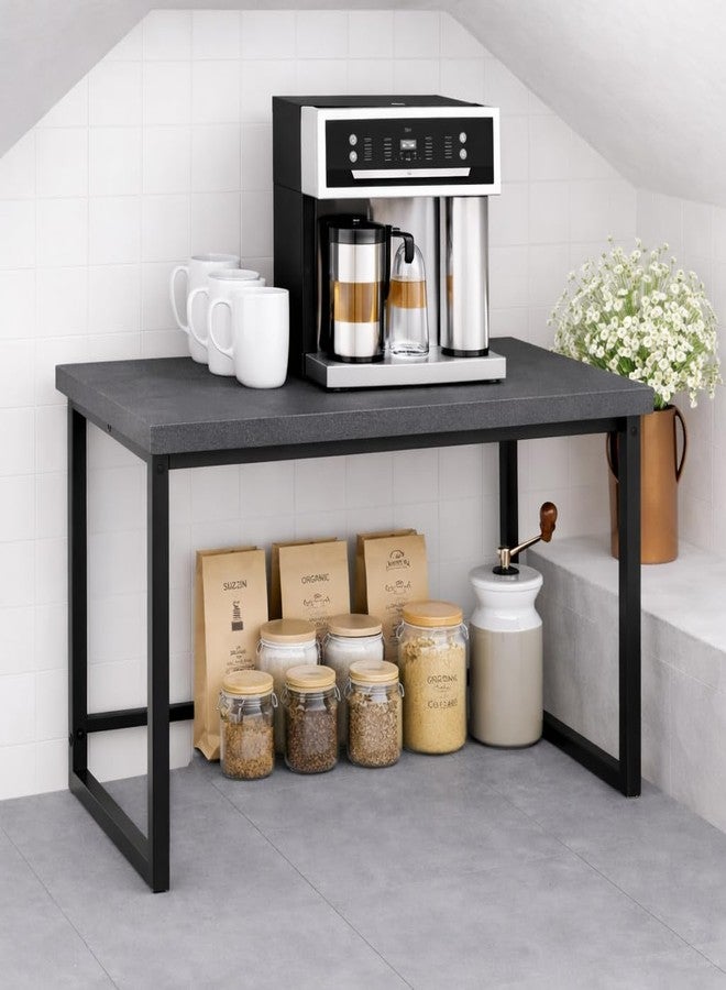 MTANK 2-Tier Kitchen Spice Storage Organizer Rack | Multipurpose Kitchen Counter Space Saver, Kitchen rack for oil, jars & containers–Multi-layer storage rack for spices, Oven stand| (Gray) - Image 4