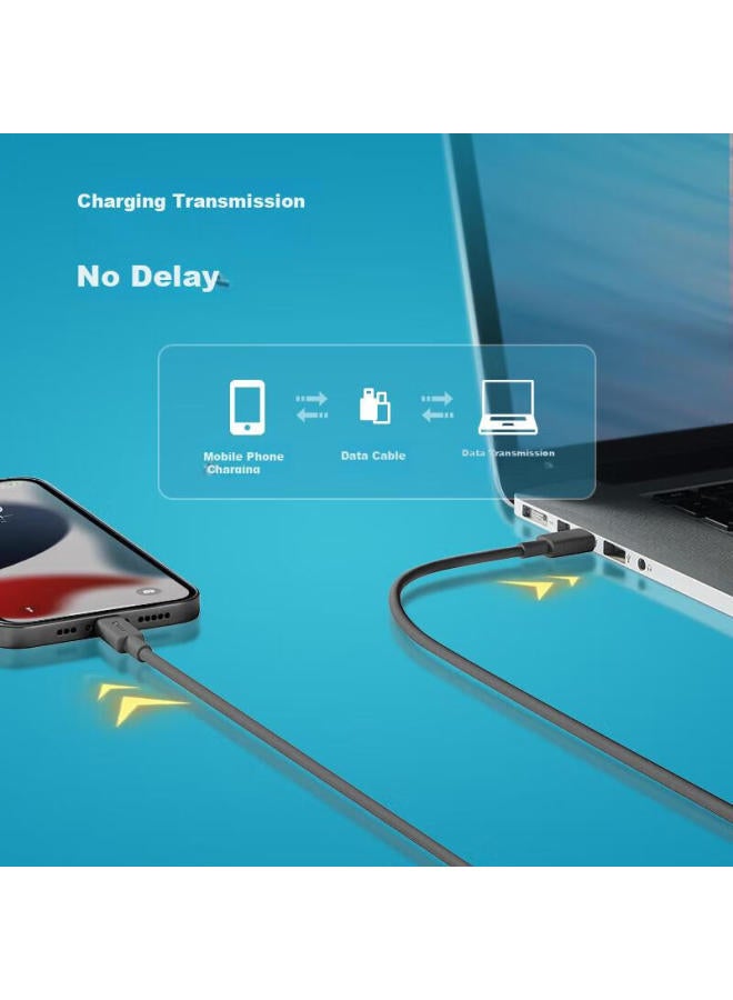 bull Apple Mfi Certified Pd Fast Charging Cable For Iphone 14/13 Pro Max/12/11 Ipad Lightning Charger Usb-c Cable - Image 3