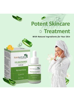 7 Days 7Daysnatural 10% Niacinamide Face Serum For Dark Spots, Acne Marks, Blemishes & Oil Balancing With Witch- Hazel Hydrosol | Face Serum For Women & Men | All Skin Types 30Ml  - Image 2