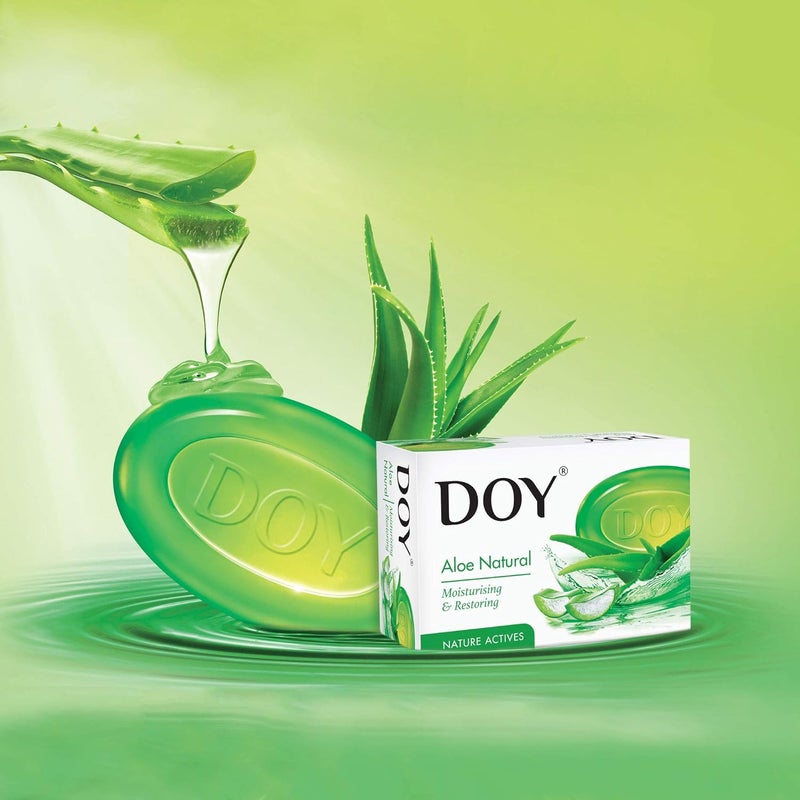 Doy Doy Aloe Natural Soap 125 g Pack of 6 - Image 4