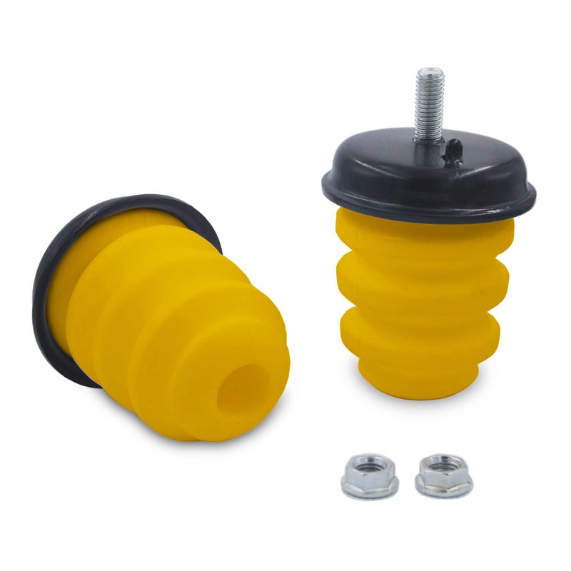 Autoacc Rear Bump Stops Axle Jounce Bumpers Compatible with 19992006 Silverado 1500 Sierra Leaf Spring Bumper 19992005 Van Astro Safari Rear Bump Stops Pack of 2