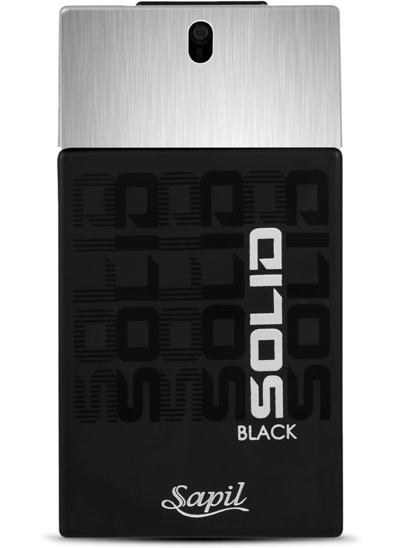 Sapil Solid Black Eau De Toilette 100ml - Image 1