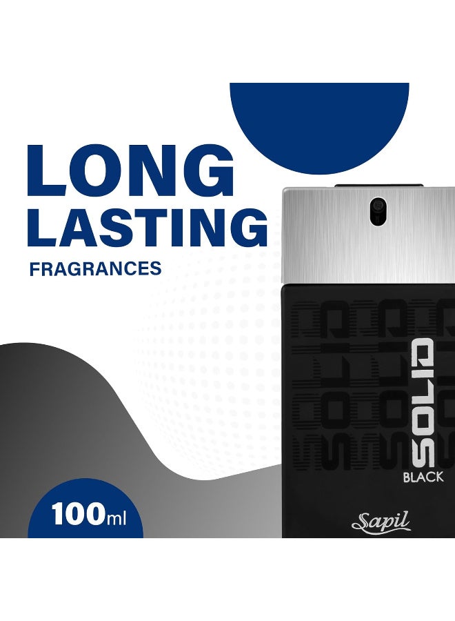 Sapil Solid Black Eau De Toilette 100ml - Image 2