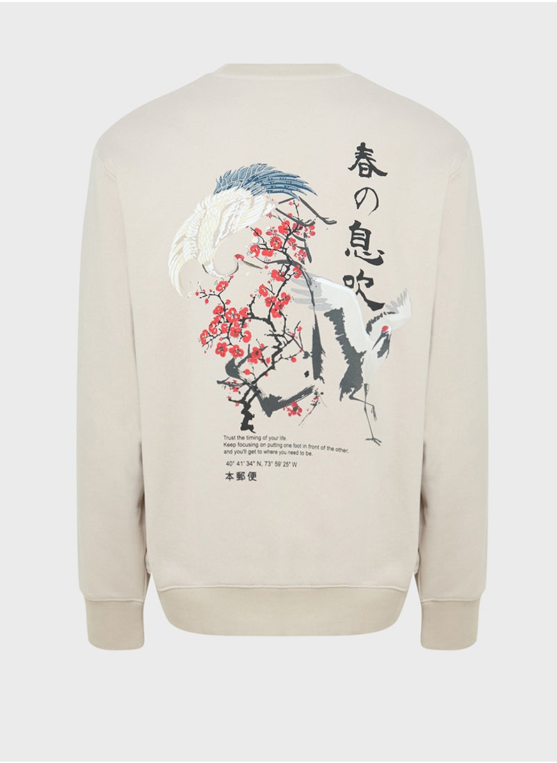 JACK & JONES - Jorbradley Culture Crew Neck Sweatshirt - Image 1