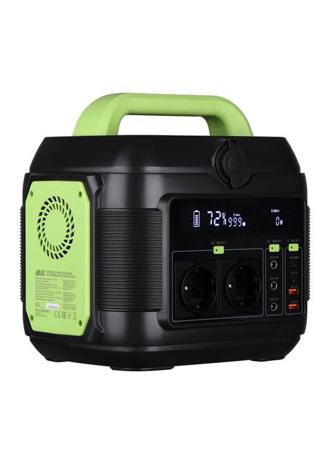Home power bank in case of a power outage (mobile power station) 600 watts / Green Color – OPS600