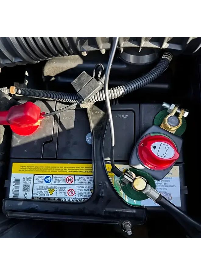 Battery Disconnect Switch 1pc On Off Side Pole Negative Automotive Marine Use - Image 3