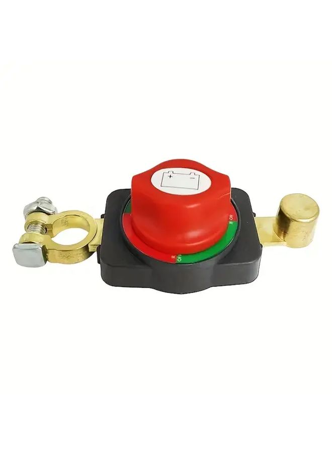Battery Disconnect Switch 1pc On Off Side Pole Negative Automotive Marine Use - Image 1