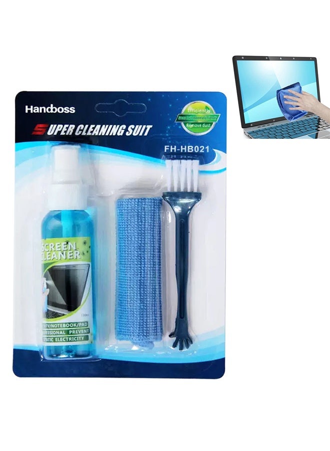 هاند بوس مجموعة تنظيف شاشة جل 3 في 1 لشاشات أجهزة الكمبيوتر المحمولة LCD والهواتف المحمولة وPSP - Image 1