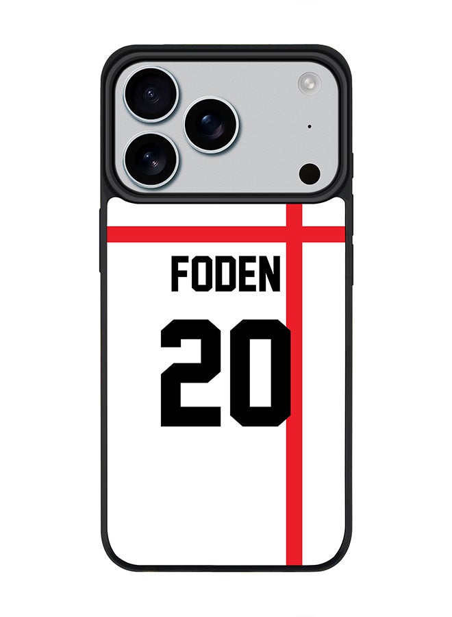 Stylizedd iPhone 17 Pro Case, [Compatible with MagSafe] Slim Magnetic cover Phone Case iPhone 17 Pro -Football - England,  Foden - Image 1
