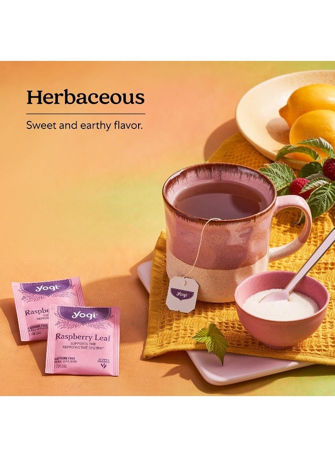 Yogi Woman's Raspberry Leaf Tea - 6 Pack - Image 4