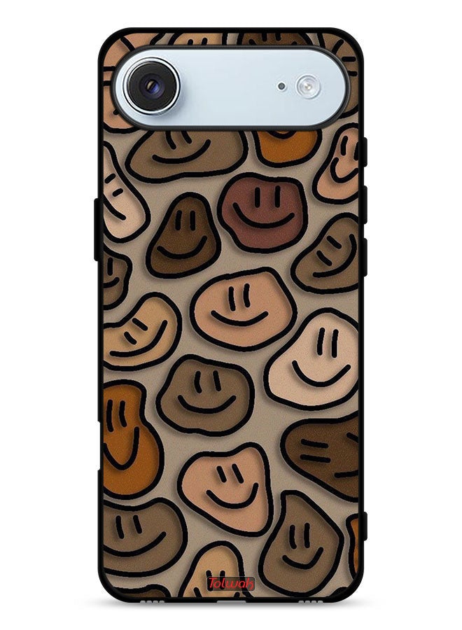 Tolwak Apple iPhone Air Protective Case Cover Smiley Faces Art - Image 1