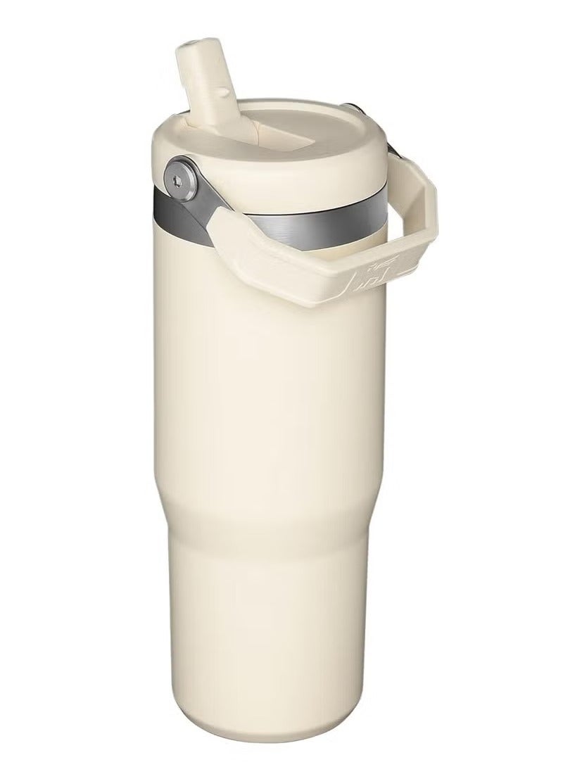 Stanley Stainless Steel Tumbler - Vacuum Insulated Water Bottle for Home, Office or Car Reusable Cup with Straw Leak Resistant Flip Cold for 12 Hours or Iced for 2 Days, 30oz - Image 2
