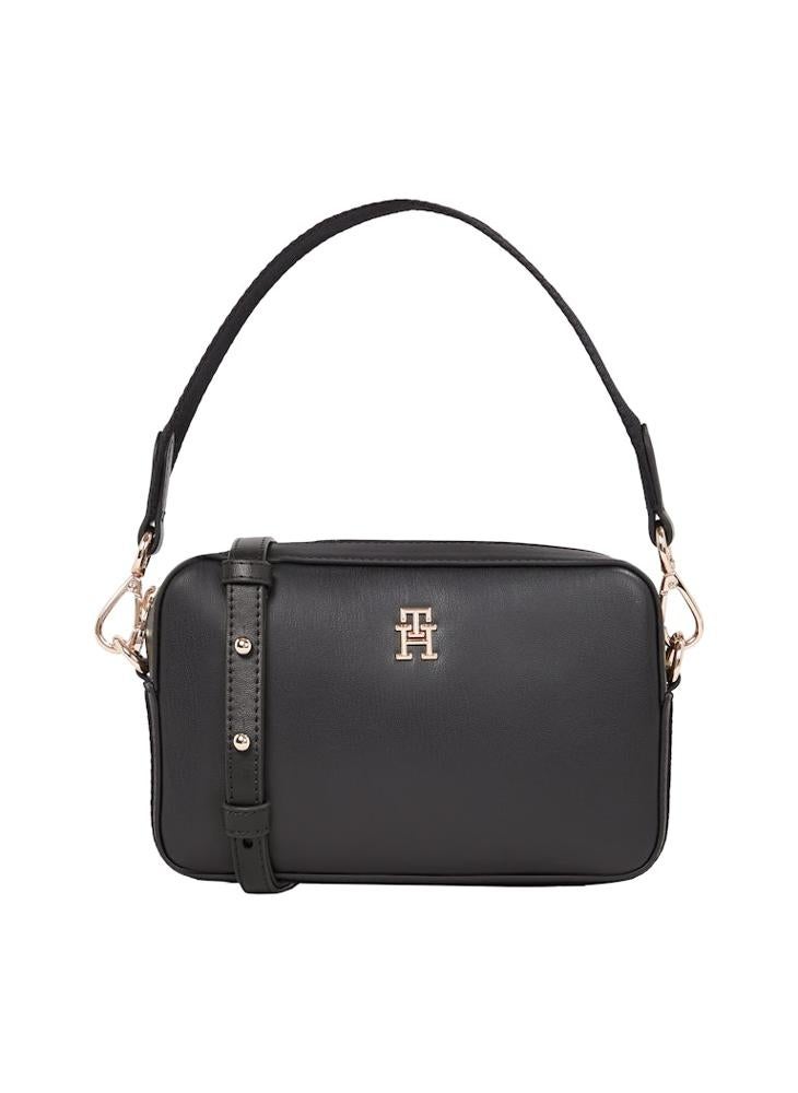TOMMY HILFIGER Logo Detail Top Handle Flap Over Crossbody  - Image 1