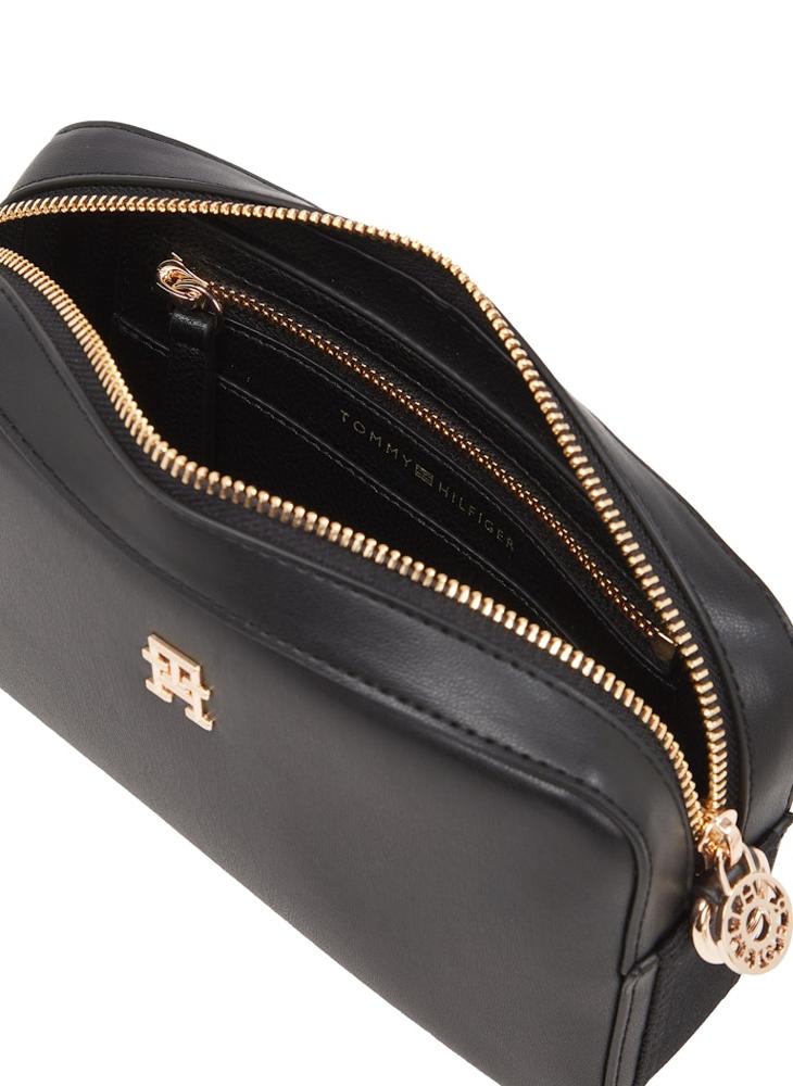TOMMY HILFIGER Logo Detail Top Handle Flap Over Crossbody  - Image 4