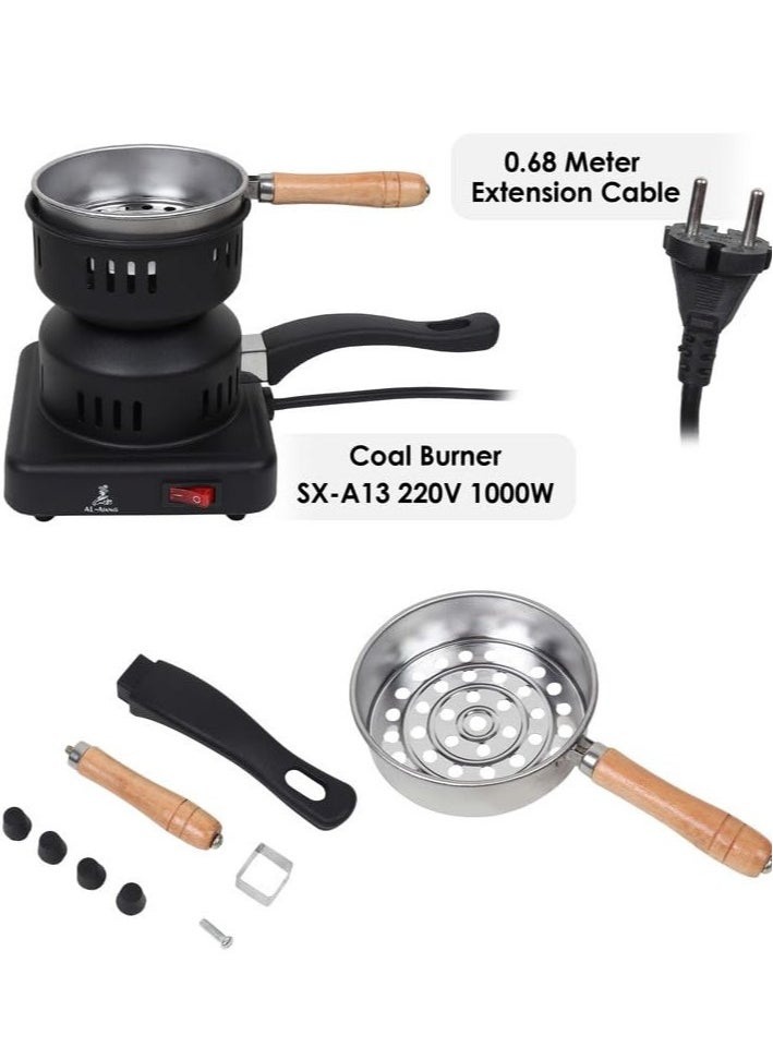 JAJEEK "NEW Electric Charcoal Burner & Lighter – Efficient Hot Stove Tool for Quick Heating (Black)"  - Image 3