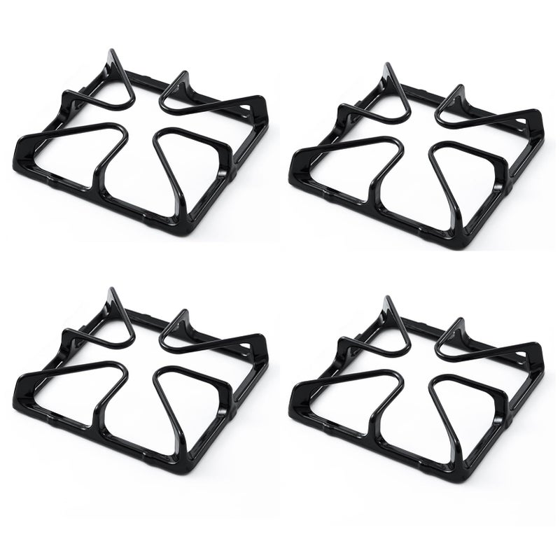 atgestore Upgraded WB31K10034 Stove Grate Replacement Parts for GE Stove Parts XL44 Range Burner Grates GE Cooktop Parts Cast Iron Grate JGBP29MEM1BS General Electric Gas Range Parts Stove Top Grate Rack 4 Pcs - Image 1