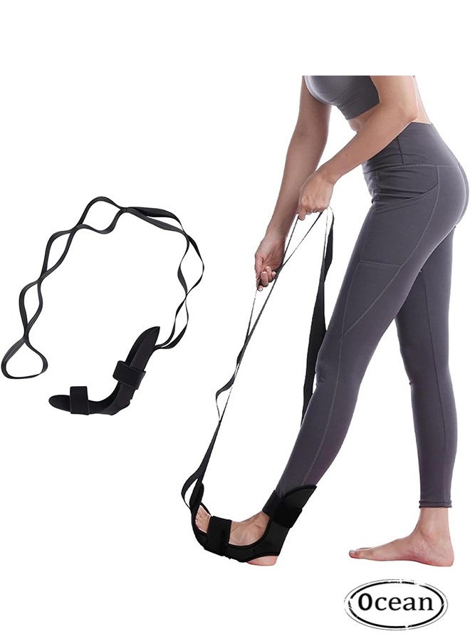 Ocean Stretching Straps Hamstring Stretcher, Stretching Bands, Foot Stretcher, Calf Stretcher, Leg Stretcher, Ankle Stretcher Stretch Band, Ligament Stretching Belt, Physical Therapy Stretch Assist  - Image 1