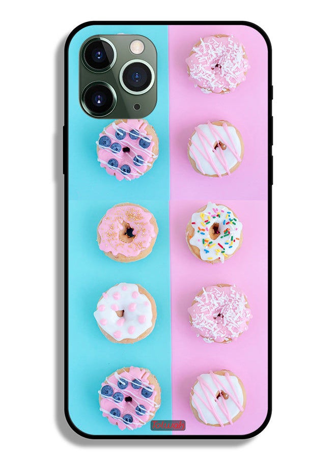 Tolwak Apple iPhone 11 Pro Max Protective Case Heather Donuts  - Image 2