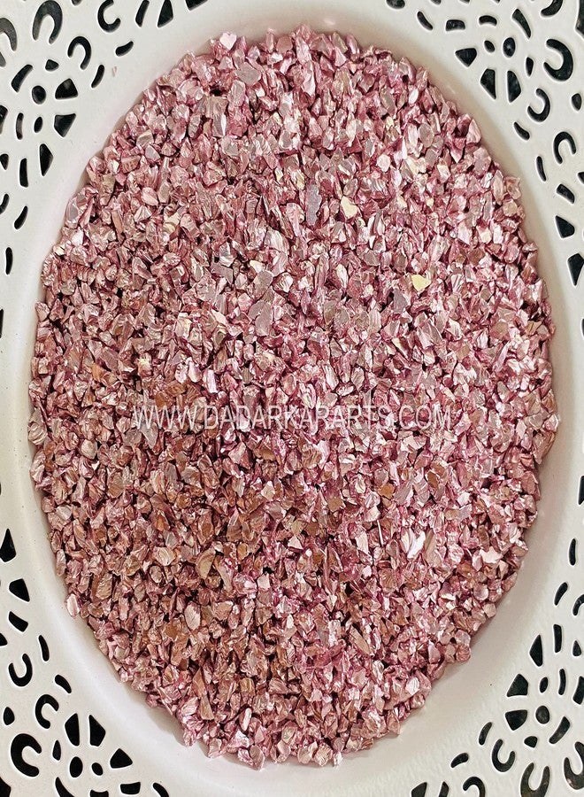 Get Inspired Jazzy Pink Glass Glitter Flakes 80gms - Image 2
