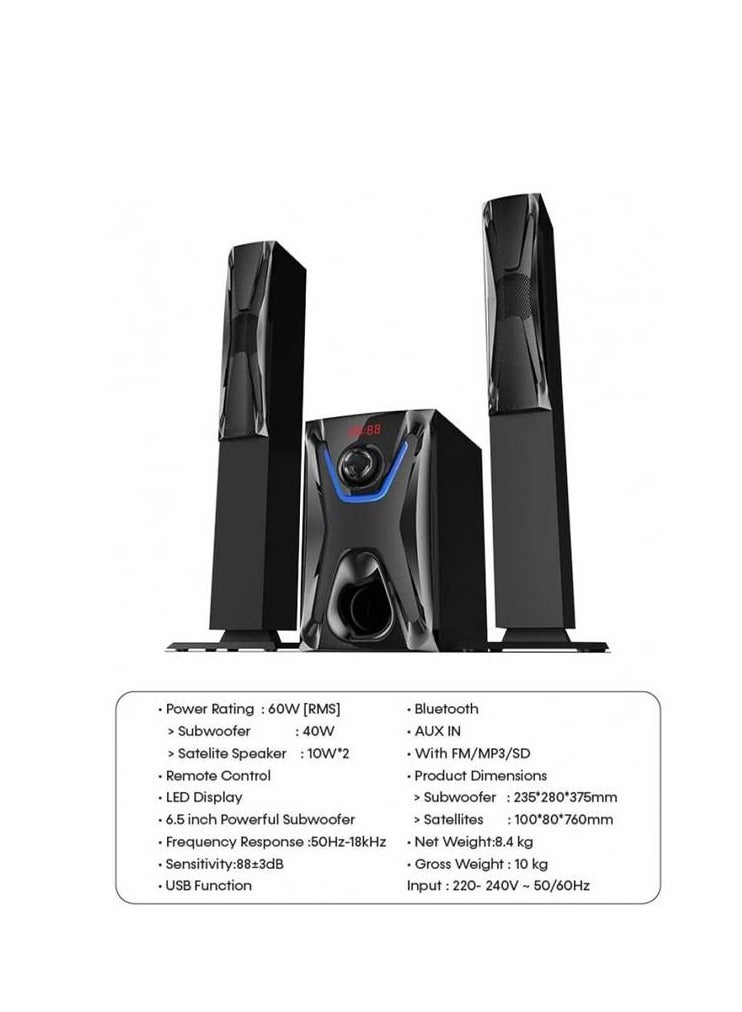 Home theater 2 speakers 2.1 channel - Image 5