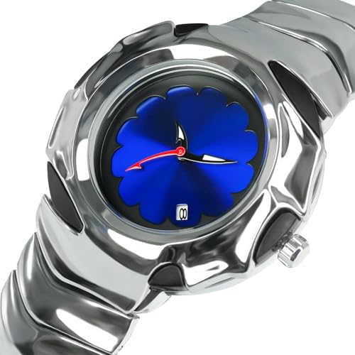 BARAMON Unique Mens Watches Stylish Futuristic Collectible Male Wristwatch Analog Quartz Clock Date Waterproof Fashion Watch for Men - Image 2