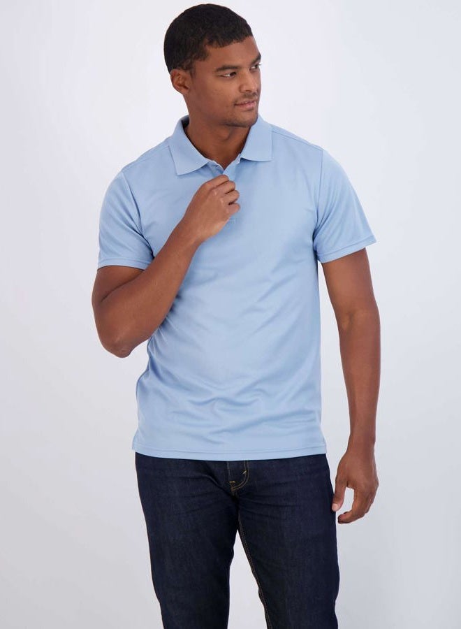 REALESSENTIALS Mens Quick Dry Fit Polo Shirt Short Sleeve Golf Tennis Clothing Active Wear Athletic Performance Work Sports Collared Moisture Wicking Business Casual T Shirt, Set 14, XXL,Pack of 3 - Image 2